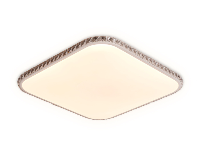 Потолочный светодиодный светильник с пультом и дополнительной подсветкой Ambrella light FF75