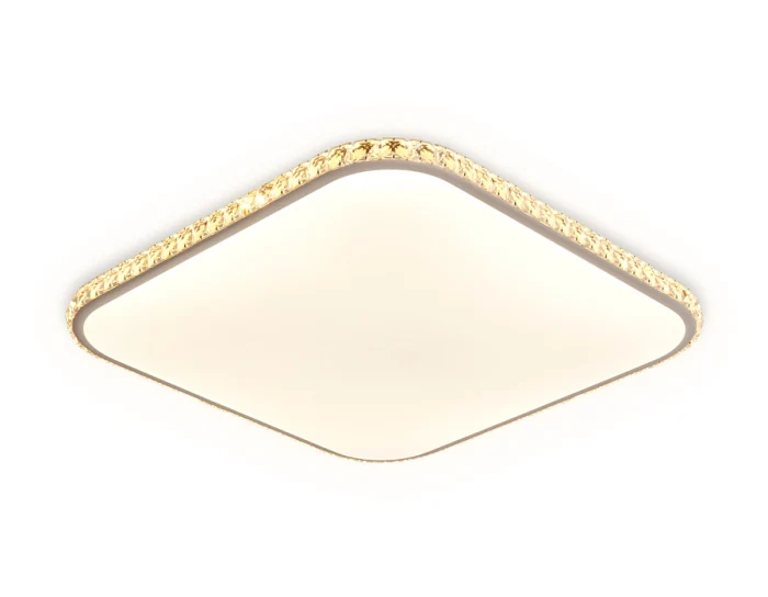 Потолочный светодиодный светильник с пультом и дополнительной подсветкой Ambrella light FF75