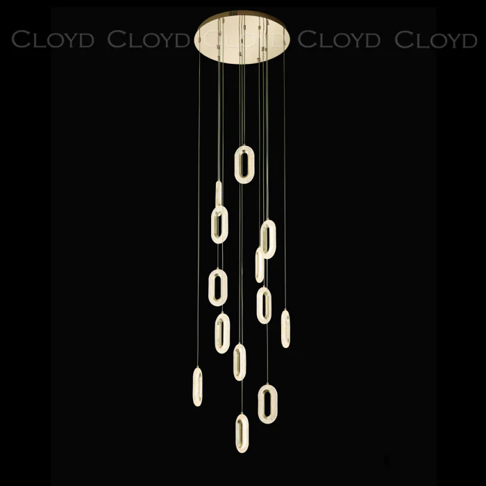 Люстра Cloyd DIOFANT C13 / выс. 280 см - золото (арт.11247)