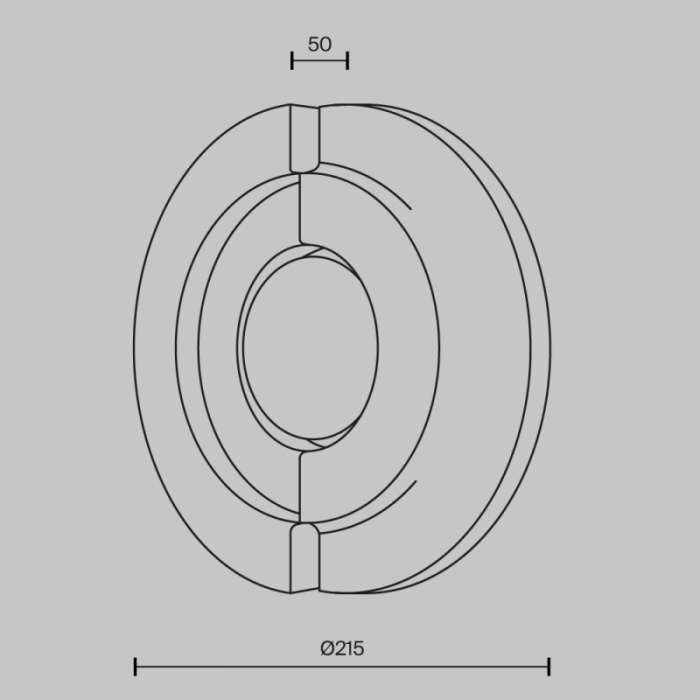 Настенный светильник Maytoni Daylight MOD462WL-L10BG3K