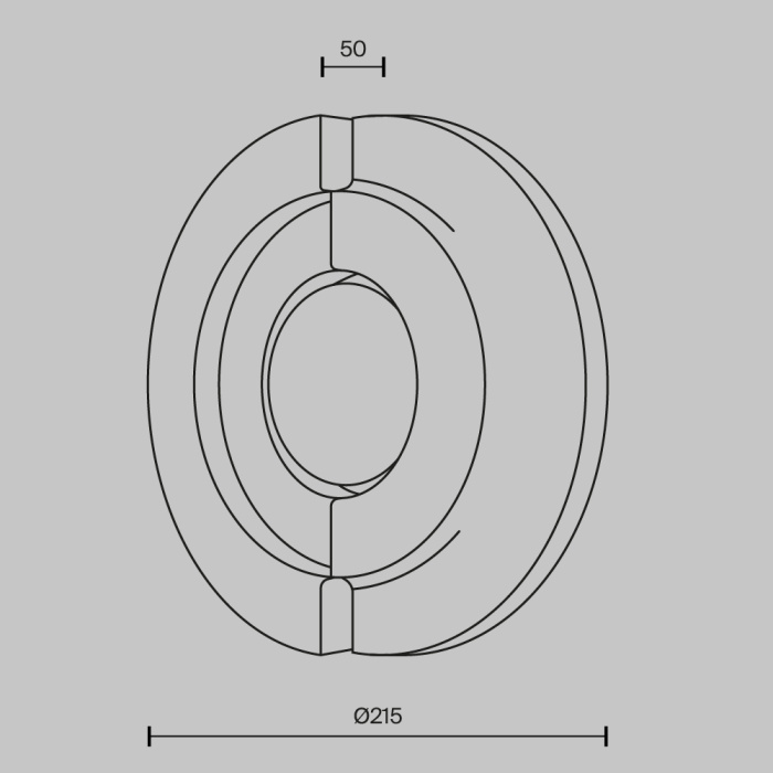 Настенный светильник Maytoni Daylight MOD462WL-L10BG3K