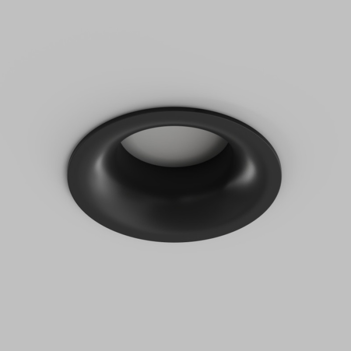 Точечный встраиваемый влагозащищенный светильник KIBEK DK3124-BK