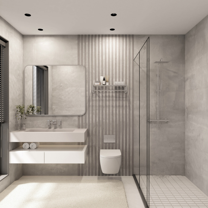 Точечный встраиваемый влагозащищенный светильник KIBEK DK3124-BK