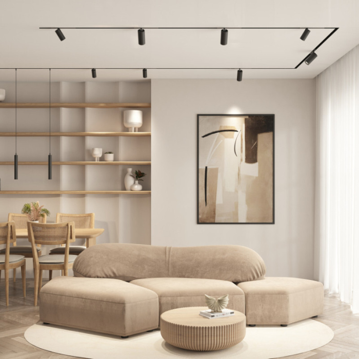 Трековый акцентный светильник SIMPLE SPOT DK8110-BK