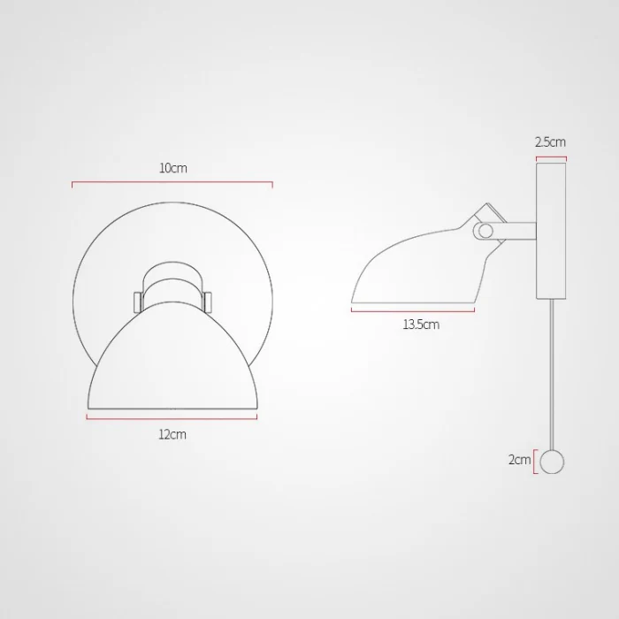 Настенное бра ONDER Black ImperiumLoft