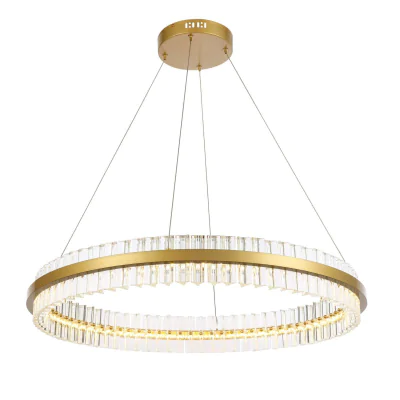 SL383.223.01 Светильник подвесной ST-Luce Матовое золото/Прозрачный LED 1*60W