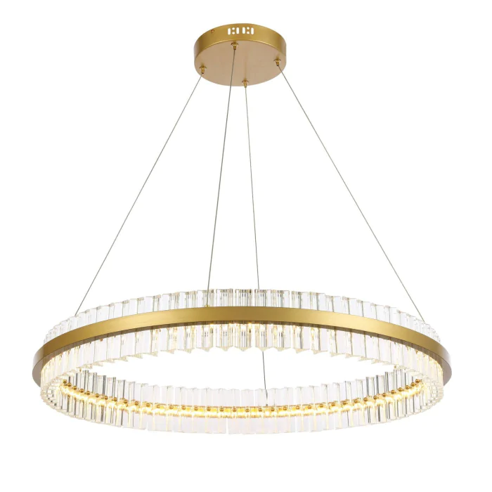 SL383.223.01 Светильник подвесной ST-Luce Матовое золото/Прозрачный LED 1*60W