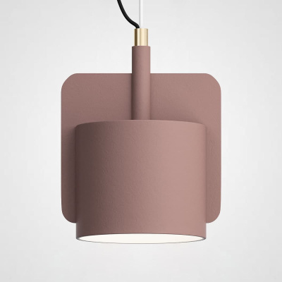 Подвесной бетонный светильник SKOVL C терракот ImperiumLoft