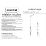 Светильник подвесной Belfast Herbison A1933 / D / A3 CA GL