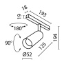 Трековый светильник Maytoni Focus LED TR032-2-12W3K-M-BBS