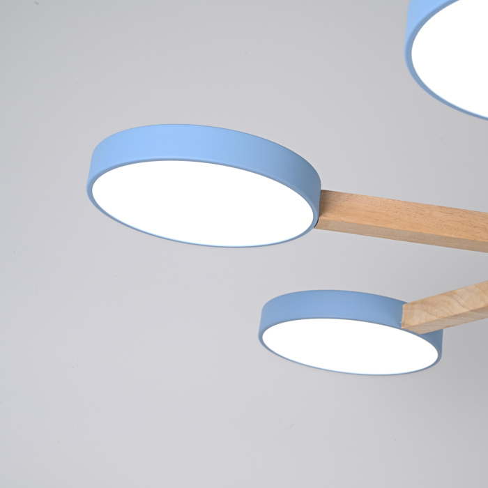 Потолочная люстра TURNA 6 Blue ImperiumLoft