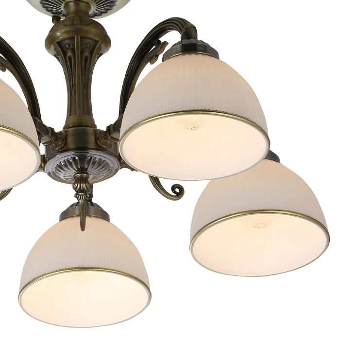 Потолочная люстра на штанге BALLAD ESCADA 2134/5P Bronze