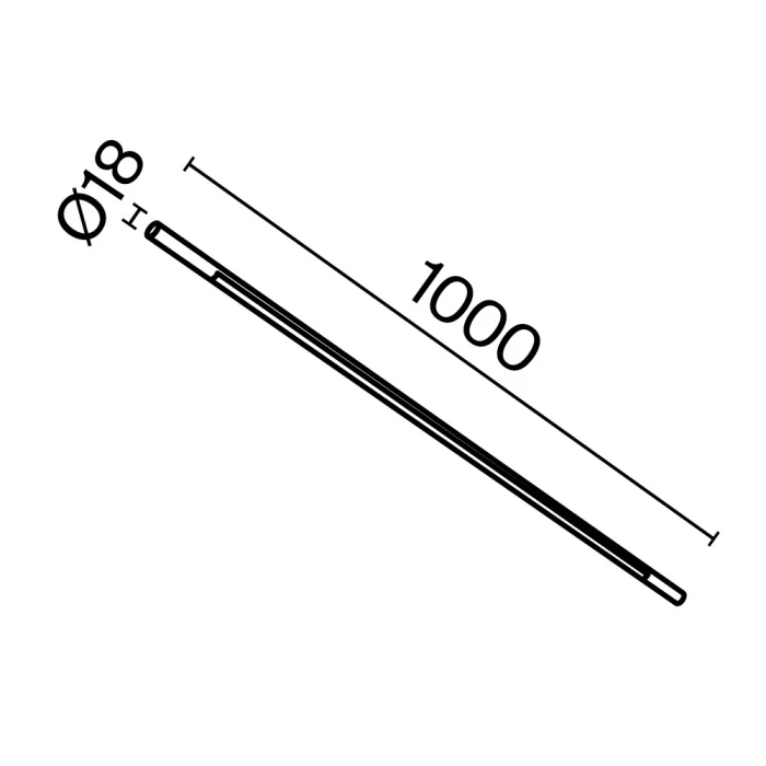 Трековый светильник Maytoni Basis C100CL-L1000-24W3-6K-B