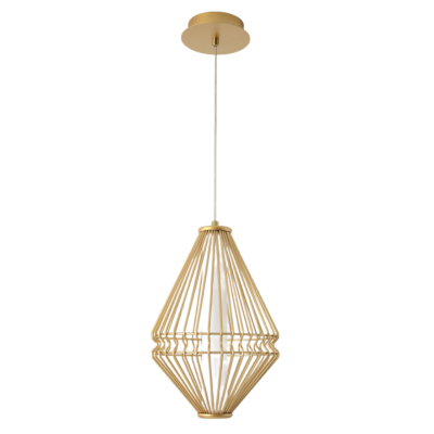 Светильник подвесной Crystal Lux CUADRA SP18W LED GOLD