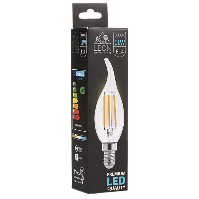 Светодиодная лампа Leon LE-CW35-11W-3000K-E14/CL