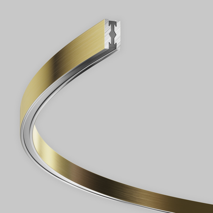 Шинопровод круглый из полукругов Maytoni Busbar trunkings Flarity TRX154-2SR-D1500-BS