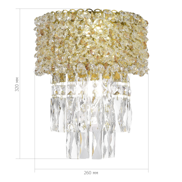 Настенный светильник ST LUCE SELINE SL1637.301.02