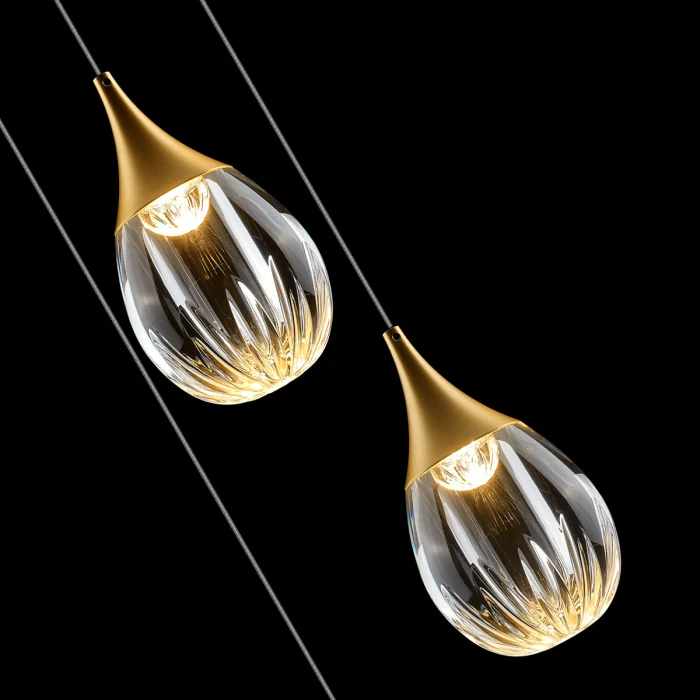 Подвесной светильник Delight Collection MD24001004-3A gold/clear