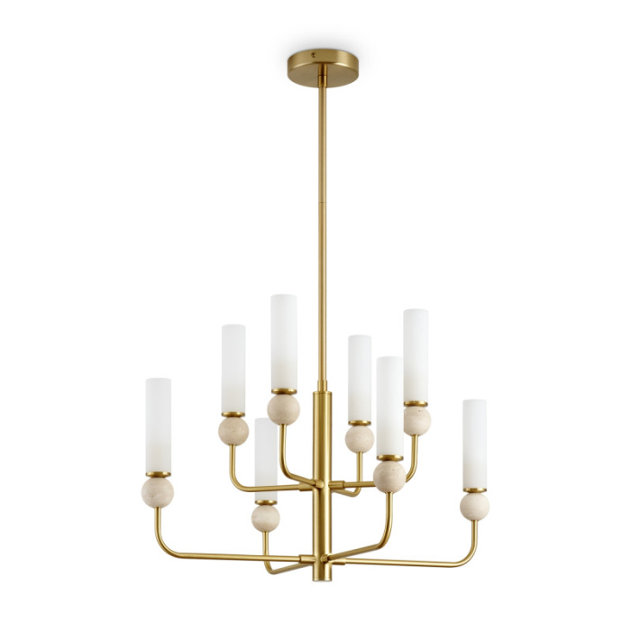 Люстра на штанге Freya Sunspot FR5482CL-08BS