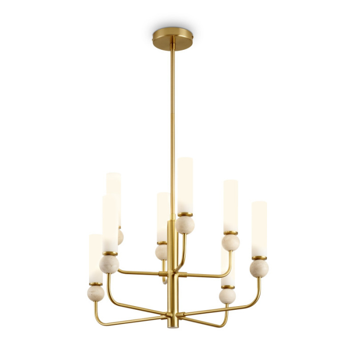 Люстра на штанге Freya Sunspot FR5482CL-08BS