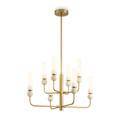 Люстра на штанге Freya Sunspot FR5482CL-08BS