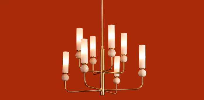 Люстра на штанге Freya Sunspot FR5482CL-08BS