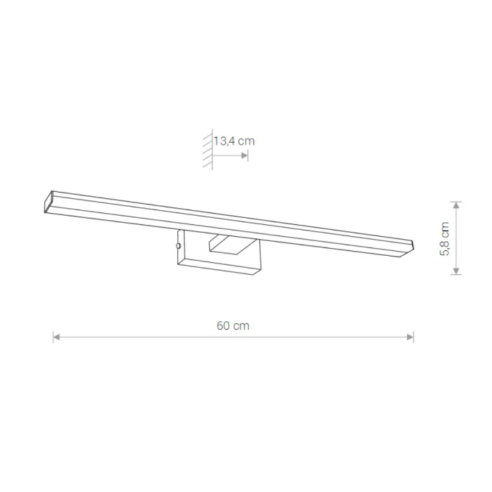 Подсветка для зеркал Nowodvorski Picasso Led Chrome 8131