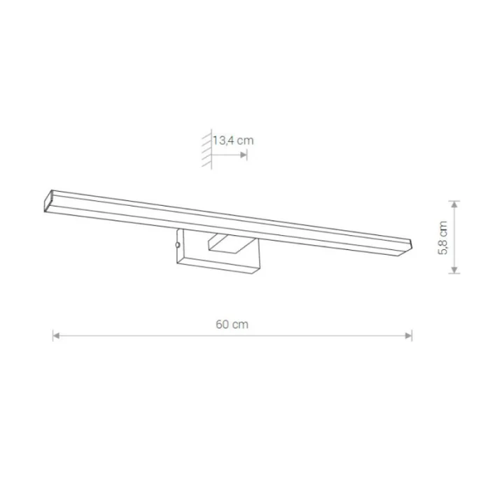 Подсветка для зеркал Nowodvorski Picasso Led Chrome 8131