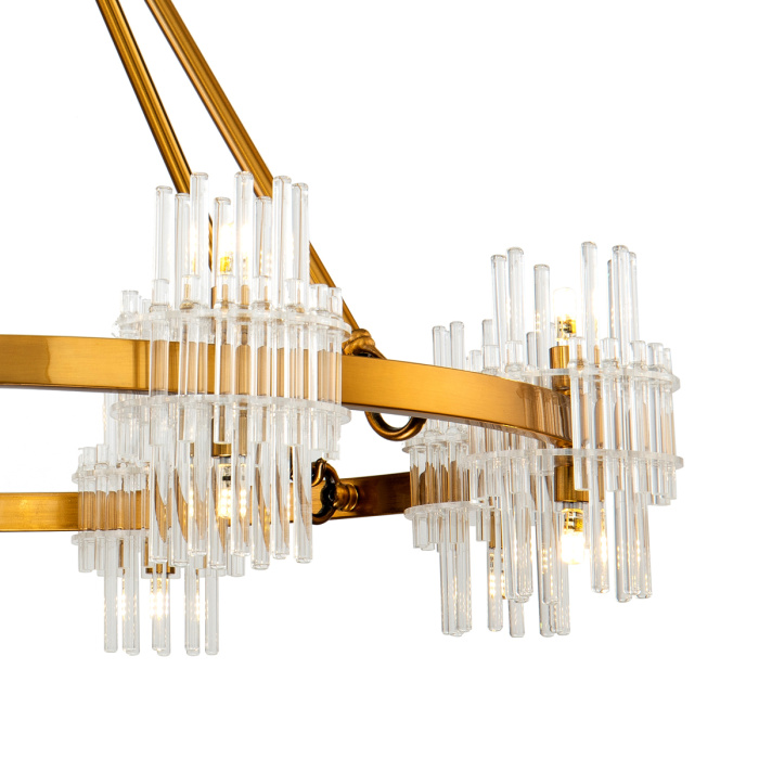 Подвесная люстра Delight Collection KR1209 KR1209P-16 brass