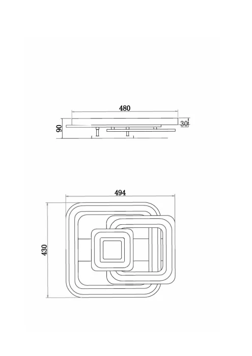 Потолочный светильник Freya Sunny Market FR10022CL-L71W