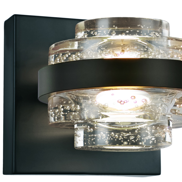 Бра Delight Collection Indiana MB22030002-1A black/clear