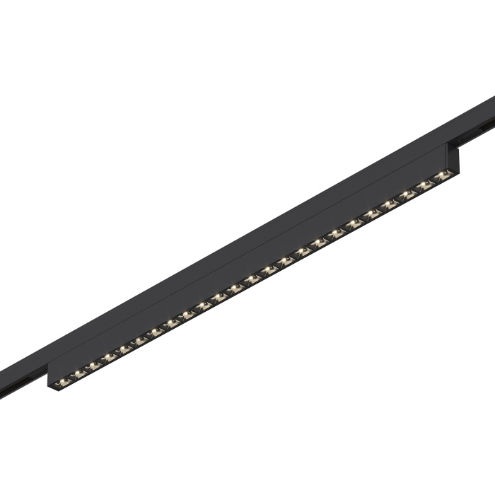 Магнитный трековый светильник Черный LED 1*20W 3000K 1 060Lm Ra>90 IP20 L387xW10xH18 2 ST666.436.20