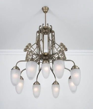 Люстра на штанге Berliner Messinglampen D288-106gsB