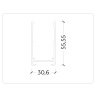 Шинопровод накладной Magnetic 220V IP20 2000*30.6*56 Ambrella light GL1004
