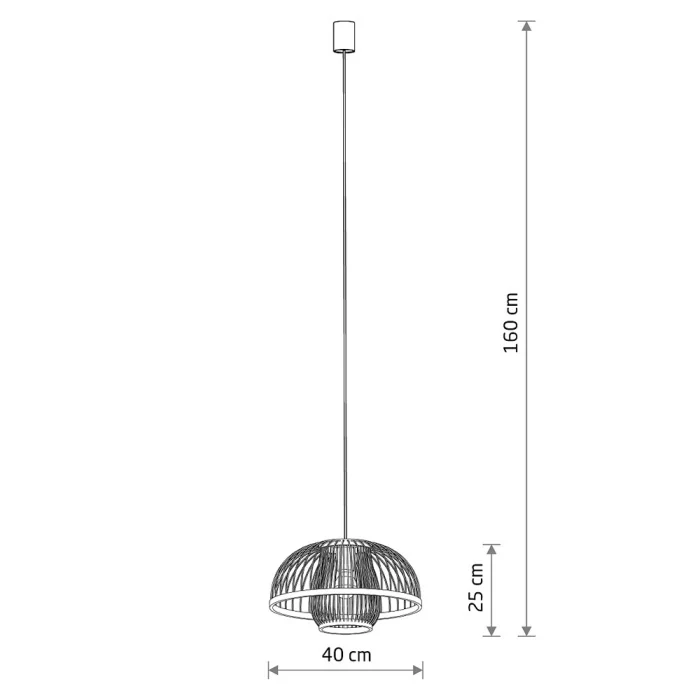 Подвесная люстра Nowodvorski Krabi Wood 11158
