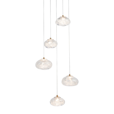 Подвесной светильник Delight Collection P98065 P98065-5 antique brass