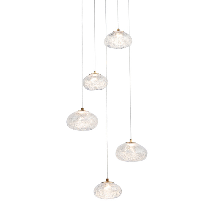 Подвесной светильник Delight Collection P98065 P98065-5 antique brass