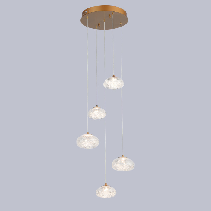 Подвесной светильник Delight Collection P98065 P98065-5 antique brass