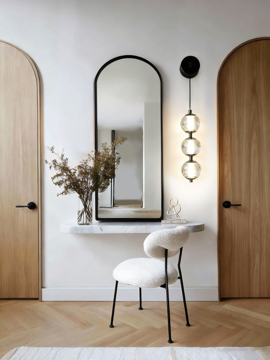 Бра Delight Collection OD2437 OB2437 pearl black/smoke