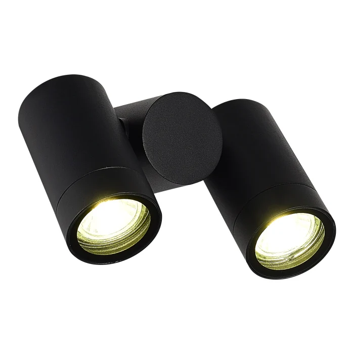 Светильник уличный потолочный ST-Luce черный/белый GU10 2*50W SL9011.402.02