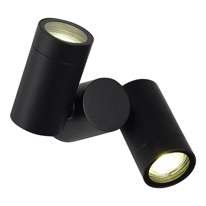 Светильник уличный потолочный ST-Luce черный/белый GU10 2*50W SL9011.402.02