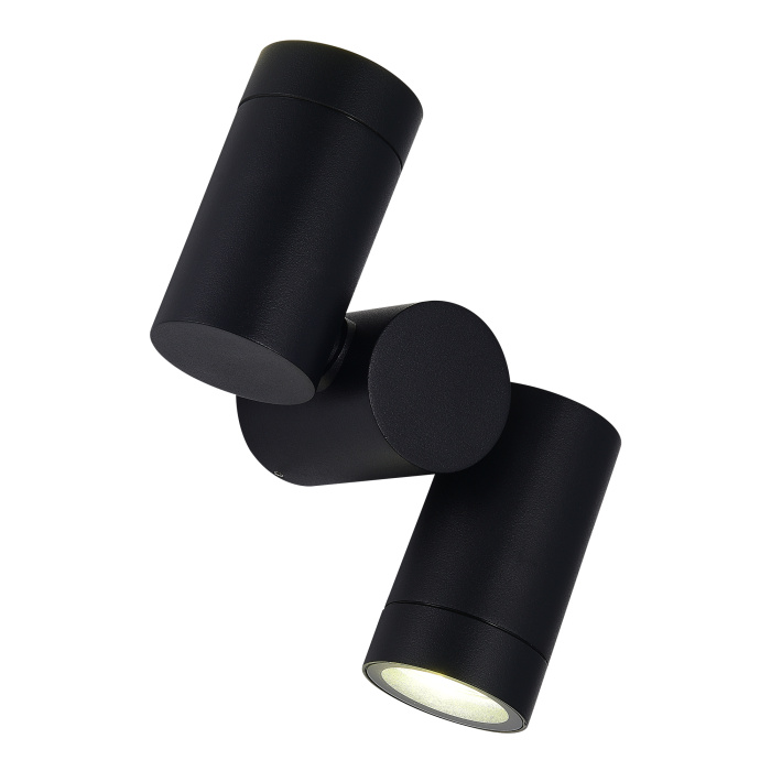 Светильник уличный потолочный ST-Luce черный/белый GU10 2*50W SL9011.402.02
