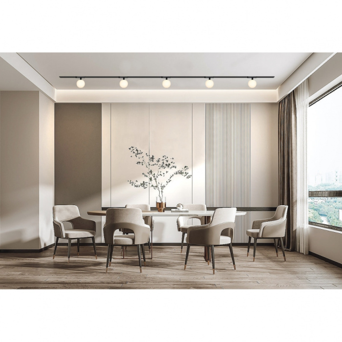 Светильник трековый магнитный iLedex VISION 4825-046-D120-6W-340DG-4000K-BK