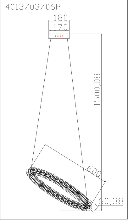 Подвесной светодиодный светильник Stilfort Felloria 4013/03/06P