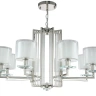 Люстра Crystal Lux NICOLAS SP-PL8 NICKEL/WHITE