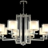Люстра Crystal Lux NICOLAS SP-PL8 NICKEL/WHITE