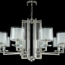 Люстра Crystal Lux NICOLAS SP-PL8 NICKEL/WHITE