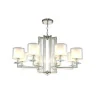 Люстра Crystal Lux NICOLAS SP-PL8 NICKEL/WHITE