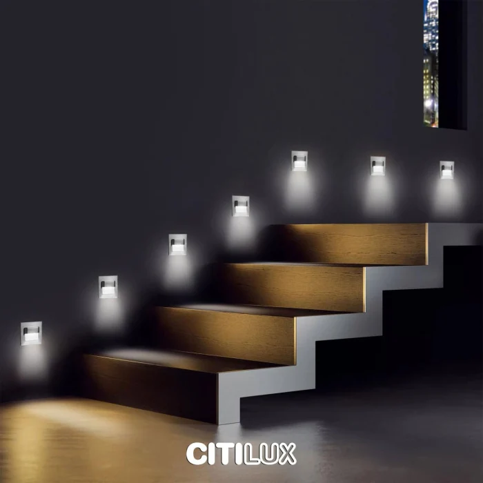 Встраиваемый лестничный светильник Citilux Скалли CLD006K1