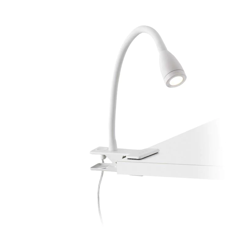 Настольная лампа LOKE-2 LED White clip reading lamp